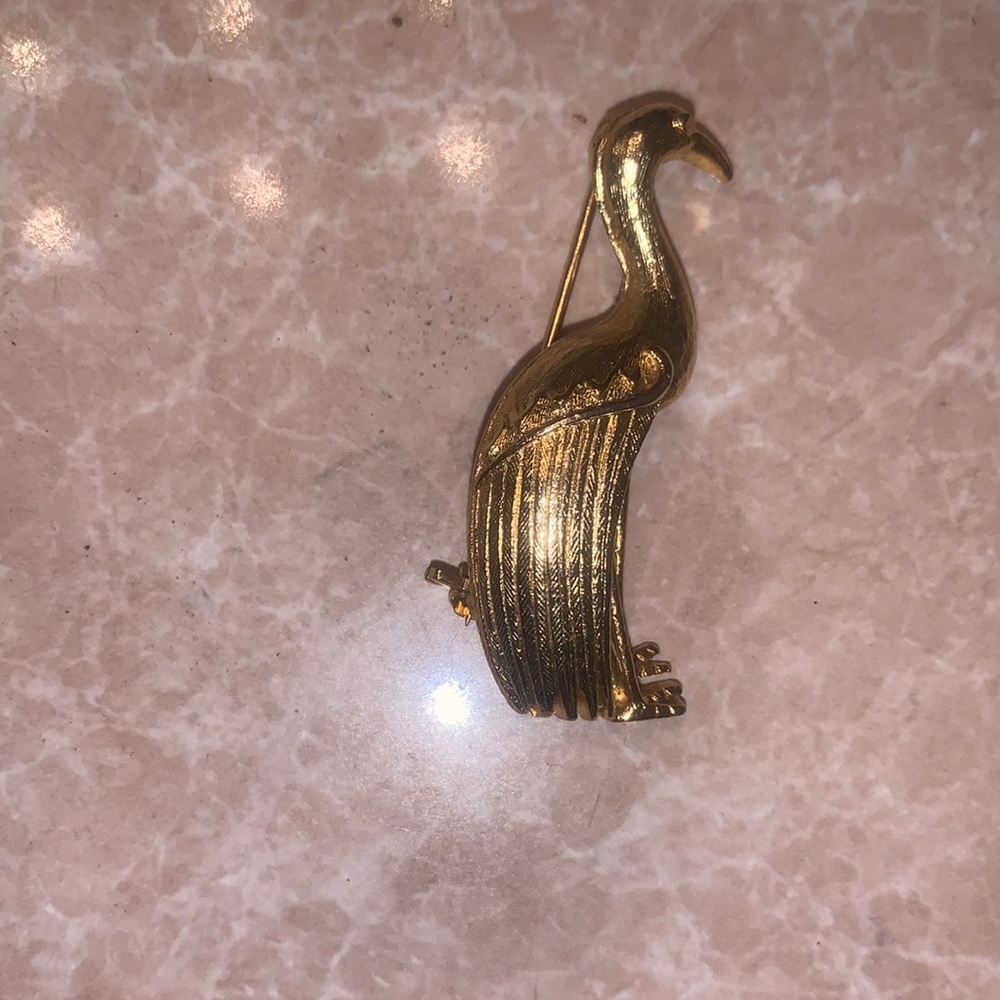 Vintage NEW VIEW Pheasant pin